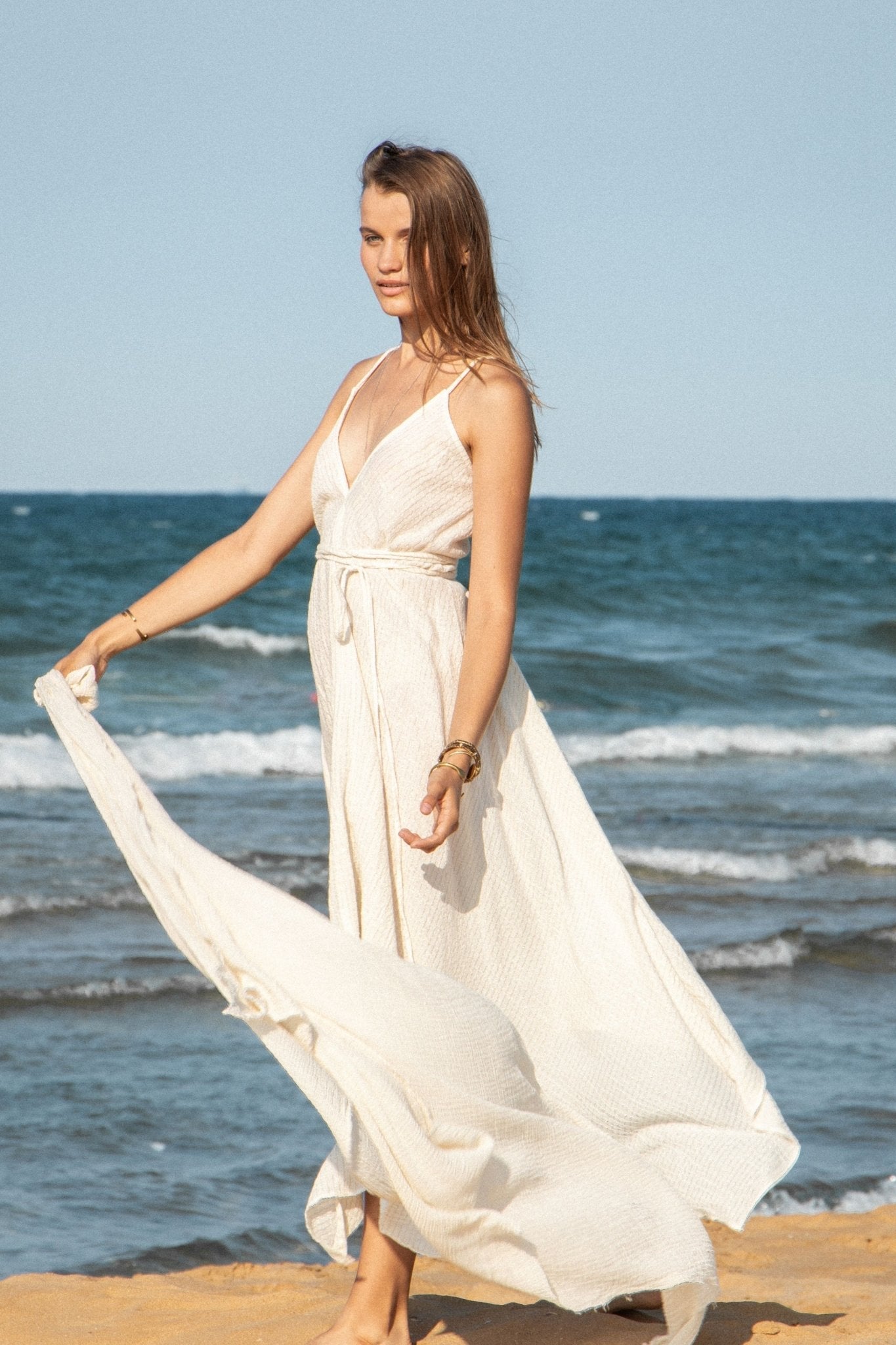 The Handloom Los Angeles Sage Maxi Dress